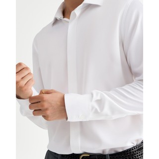 Áo Sơ Mi Nam Tay Dài Trơn Form Fitted - Routine 10S25SHL004