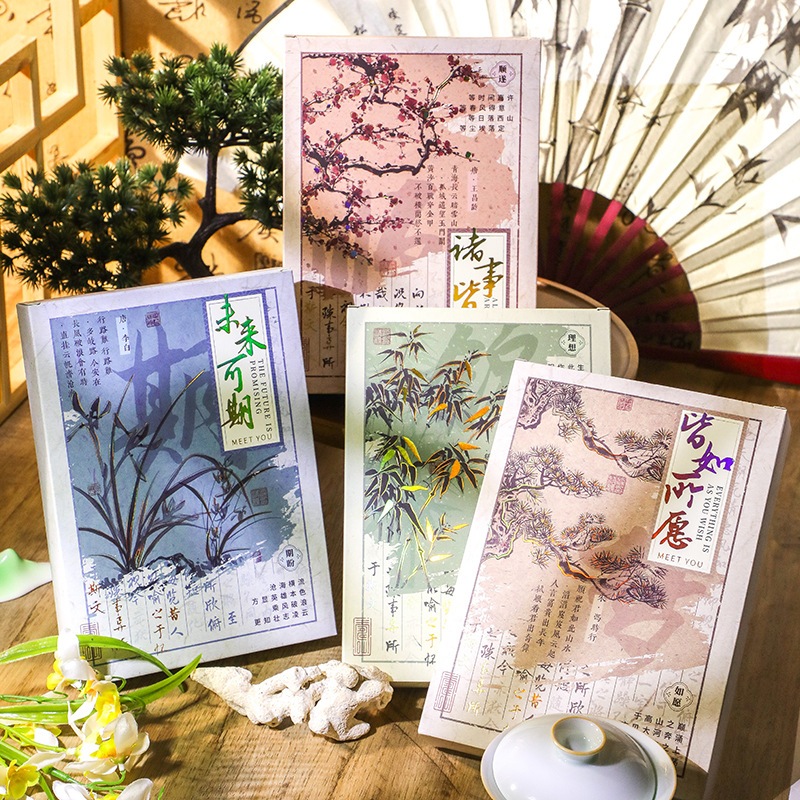 Đèn lồng viết tay YangYang trang trí decor phong cách cổ trang