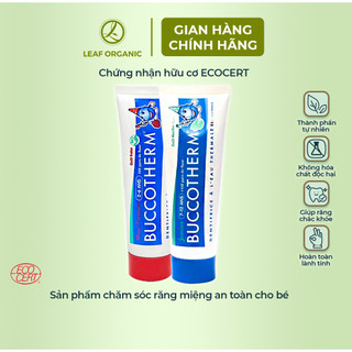 Kem đánh răng hữu cơ BUCCOTHERM cho mọi lứa tuổi