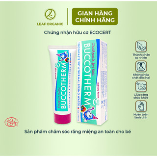 Kem đánh răng hữu cơ BUCCOTHERM cho mọi lứa tuổi