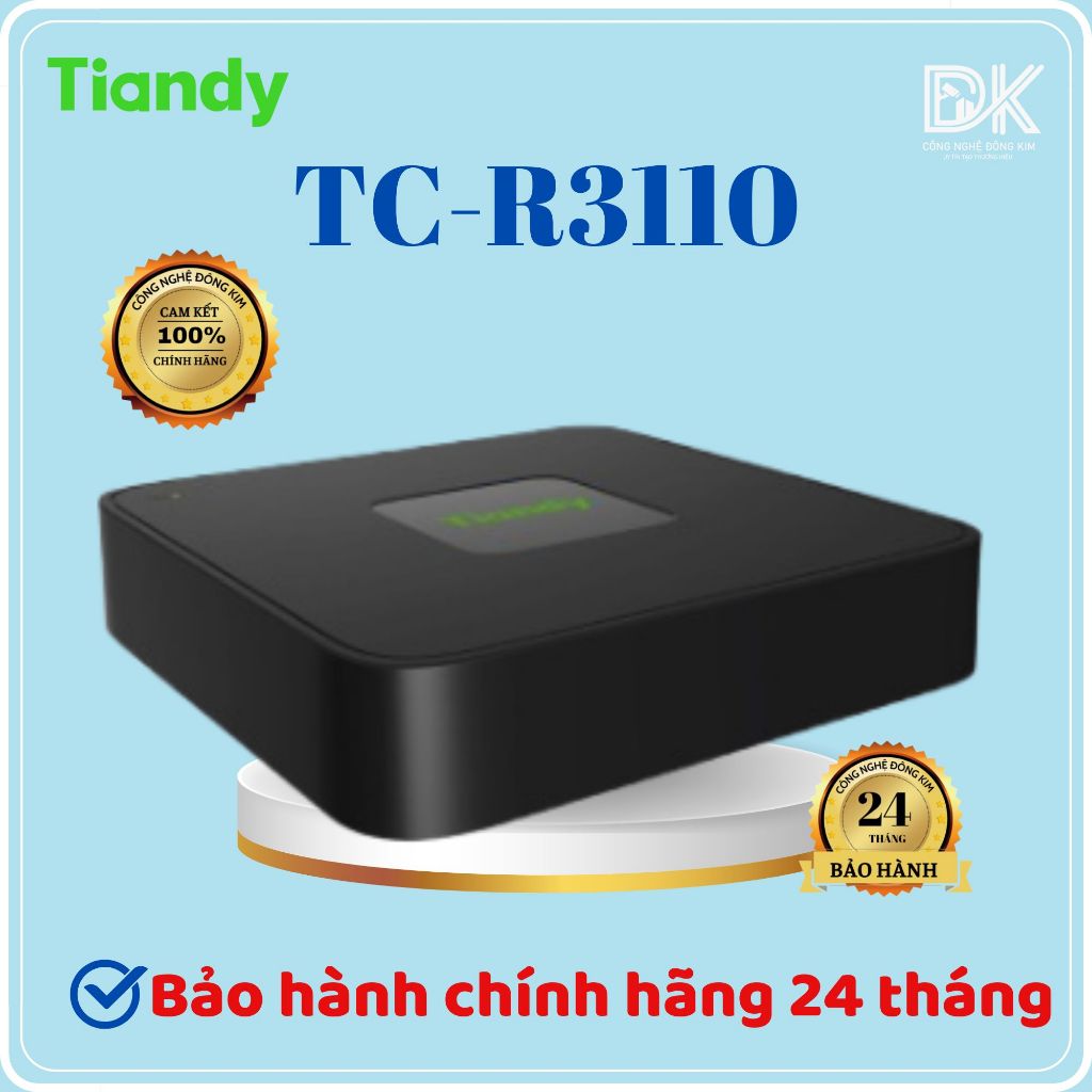 Đầu ghi hình TIANDY TC-R3110 - 1 HDD camera IP 10 kênh, độ phân giải ...