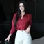 Áo sơ mi nữ GILLEE (nhiều màu) dáng classic trơn vải Kate lụa thoải mái cao cấp thanh lịch công sở FAS383