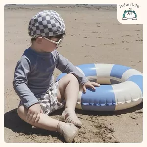 Phao bơi tròn cho bé chất liệu PVC cao cấp, Phao tập bơi cho bé 2-9 tuổi Bahu_Baby