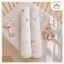 Gối ôm cotton waffle Monona thêu họa tiết đáng yêu mềm mại dễ chịu Bahu_Baby