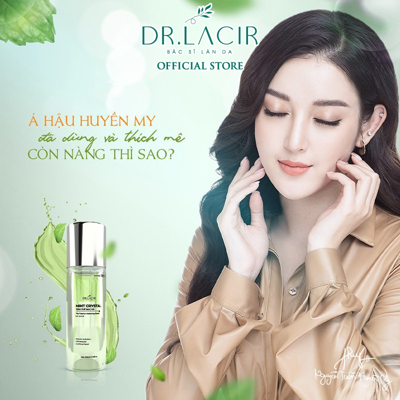 Toner Làm Sạch, Dưỡng Ẩm DR.LACIR - Bạc Hà Tinh Thể Mát Lạnh (100ml)