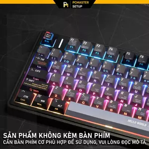Keycap pbt lập trình viên code 404 Programmer chất liệu nhựa pbt cherry profile