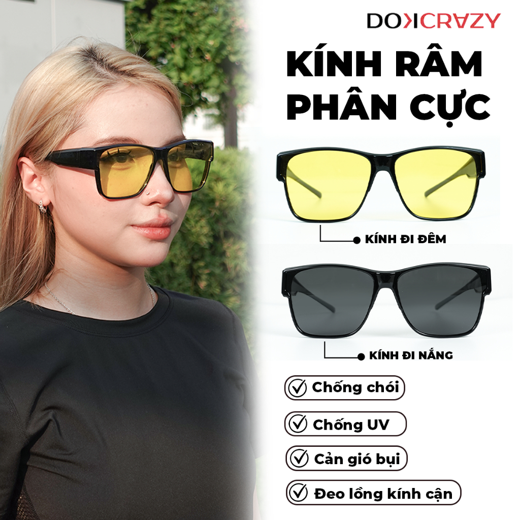 Kính Râm Phân Cực Đi Đường DOKCRAZY FLASH Câu Cá, Lồng Ngoài Cho Người ...