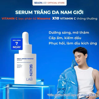 Serum dưỡng trắng da mặt nam giới Nio-Vitamin C SEVENLAB dưỡng sáng, mờ thâm vượt trội 30ml
228.000
₫
-9%
Mua 2 & giảm 3.000₫
4.9
Đã bán 956
Hà Nội