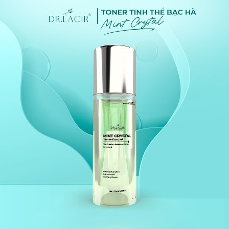 Toner Làm Sạch, Dưỡng Ẩm DR.LACIR - Bạc Hà Tinh Thể Mát Lạnh (100ml)