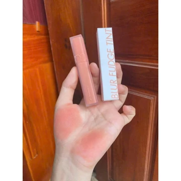 Son Kem Bùn Blur 12 Cam Nude , Son Kem Lì Blur Fudge Tint 12 Warming Up