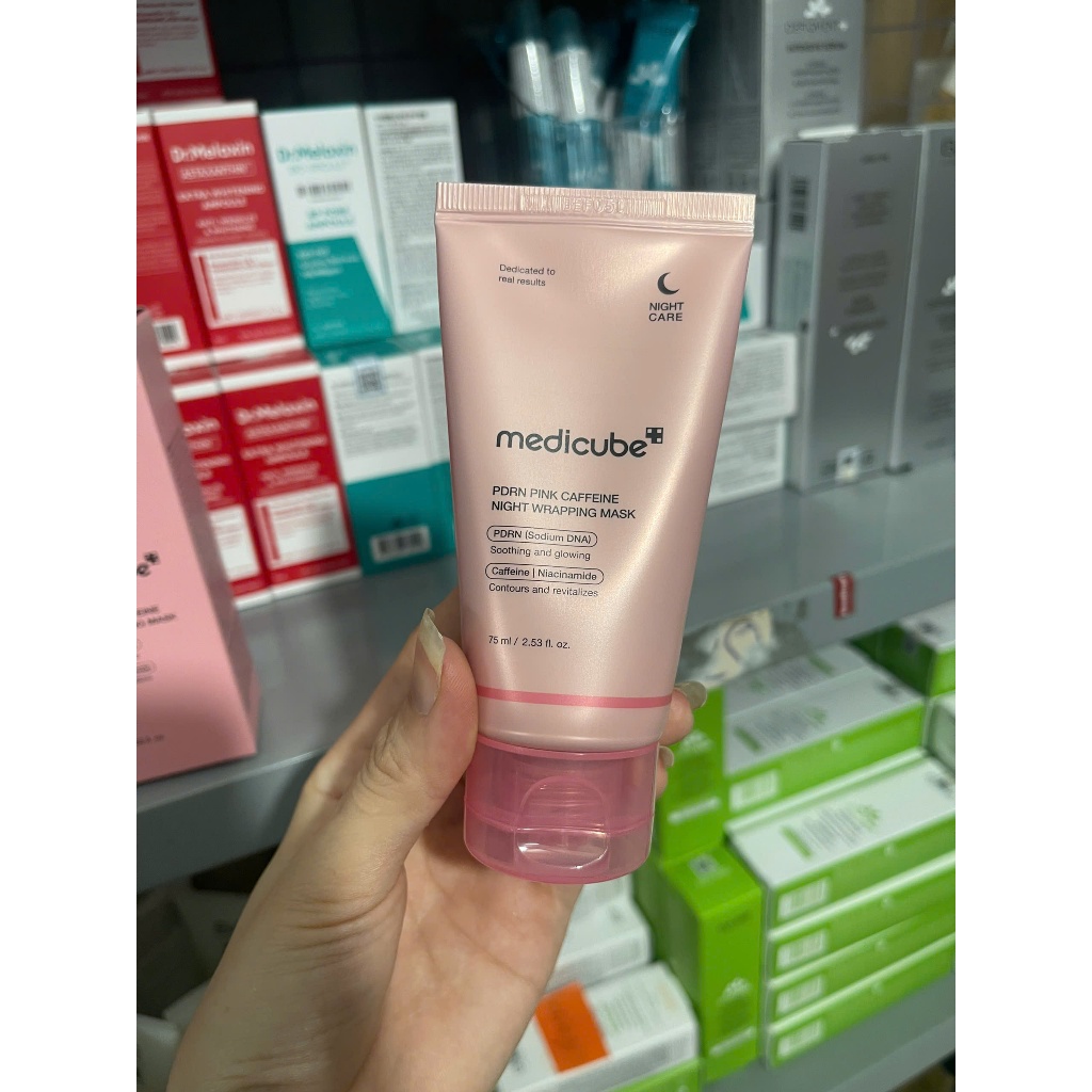 Mặt Nạ Ngủ MEDICUBE Collagen/PDRN Pink Night Wrapping Cream 75ml