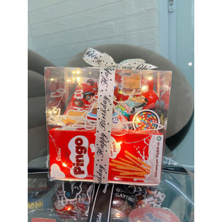 Box quà Bánh Kẹo Kèm Đèn Led - Quà Tặng Sinh Nhật, Kỉ Niệm - Hộp quà trung thu, 20/10, noen, 8/3, valentine 14/2, 1/6