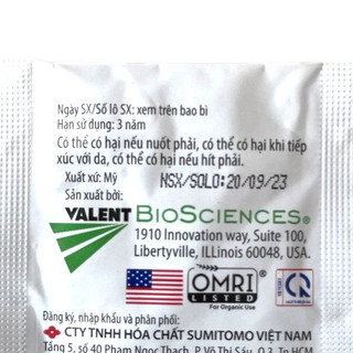 GA3 Tím ProGibb 40% SG (Gói 2.5g) Sumitomo - Hàng Chuẩn Mỹ (OMRI), Kích Thích Ra Hoa,