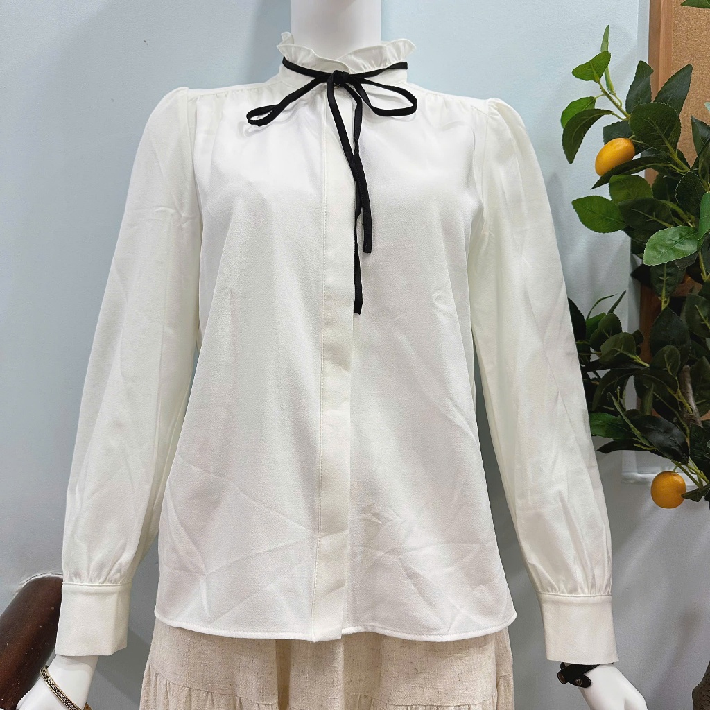 ROEM ÁO SƠMI CỔ BÈO TRẮNG (280408039)