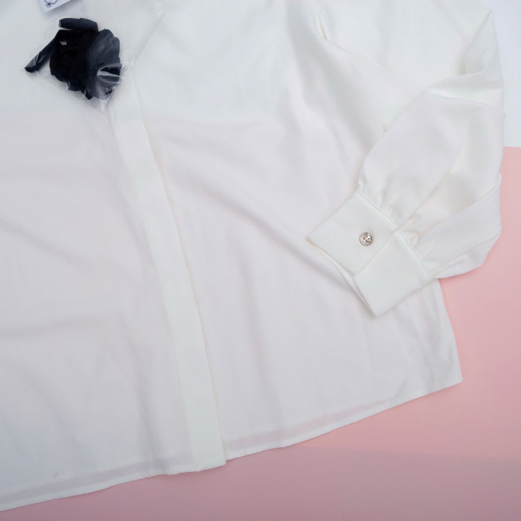 ROEM ÁO SƠMI CỔ BÈO TRẮNG (280408039)