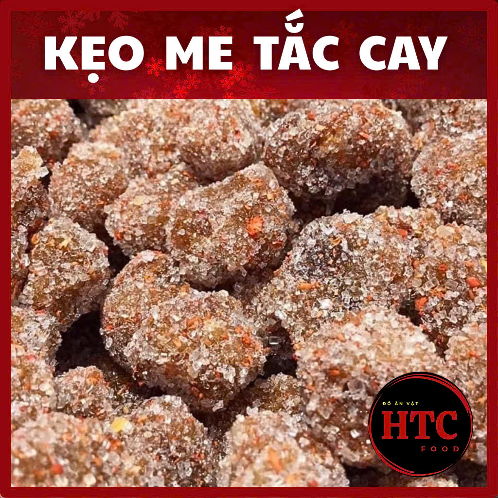 Kẹo me chua ngọt cay cay nhà làm sạch sẽ, kẹo dẻo mềm chua ngọt siêu ngon, bánh kẹo ăn vặt HTC Food