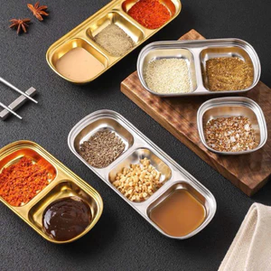 Khay đựng gia vị nước chấm nhiều ngăn tiện lợi