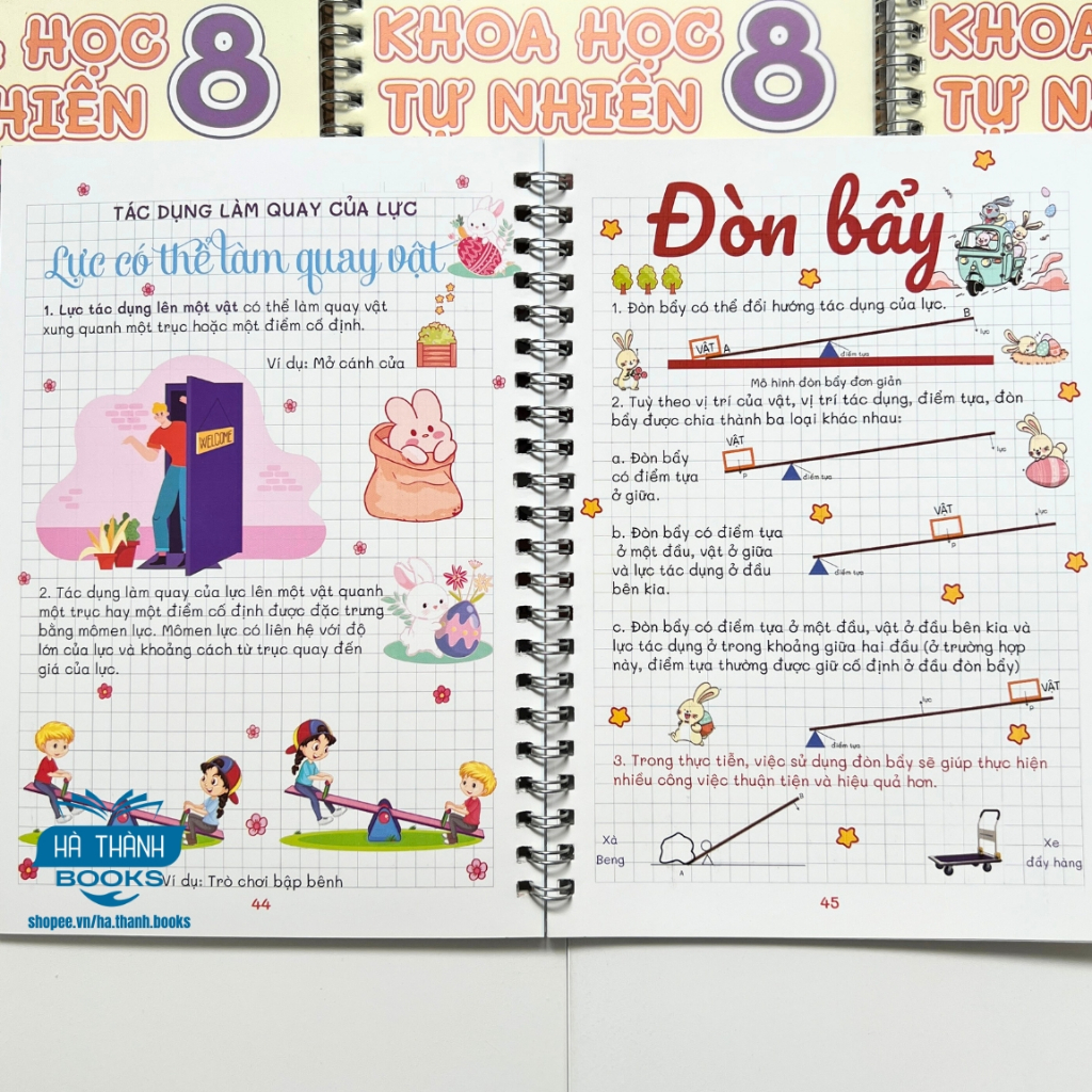 Sổ tay take note Khoa học tự nhiên lớp 8 - Tóm tắt kiến thức, trình bày đẹp, dễ học, dễ nhớ
