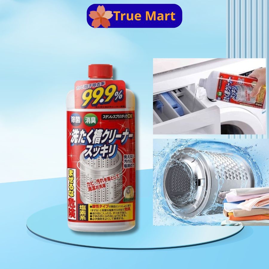 Nước Tẩy Lồng Máy Giặt Rocket 550g Nội địa Nhật Bản