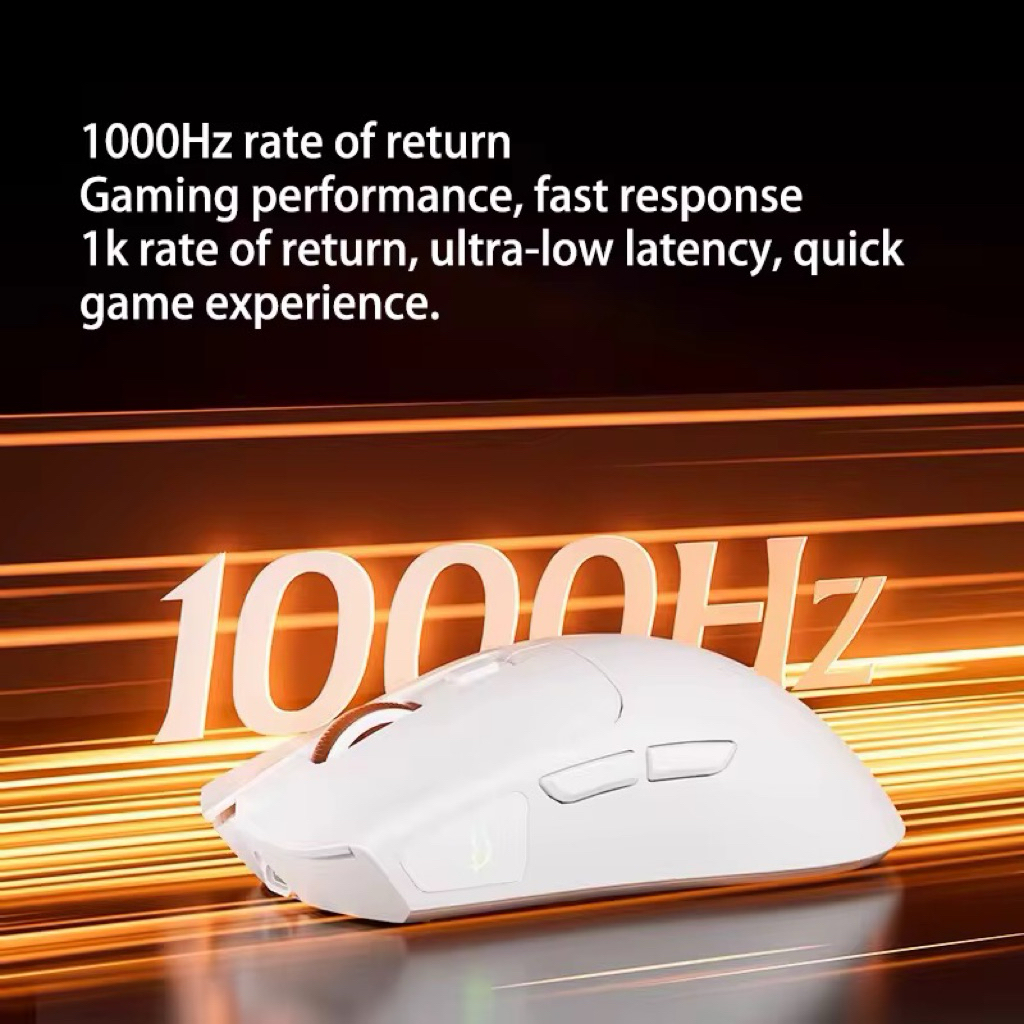 Chuột không dây gaming bluetooth TEKKIN HOLY SWORD M880 tần số 1000hz led rgb 6 nút bấm 3 mode có app 8000 DPI bh 3T | BigBuy360 - bigbuy360.vn
