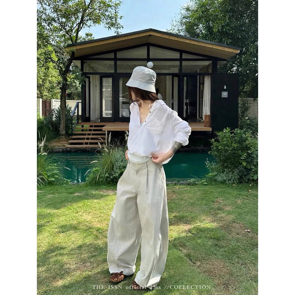 𝗣𝗲𝗹𝗼 𝗟𝗶𝗻𝗲𝗻 - Áo sơ mi Linen basic