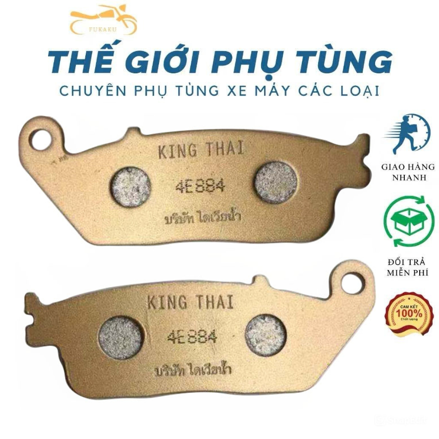 Bố Thắng Đĩa Trước Và Sau SH ABS 2017-2025 King Thai