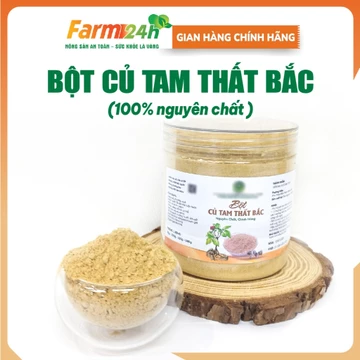 Bột củ tam thất Bắc nguyên chất 100%, chính hãng, hoạt huyết, ổn định hệ tuần hoàn và tim mạch, tốt cho mẹ sau sanh