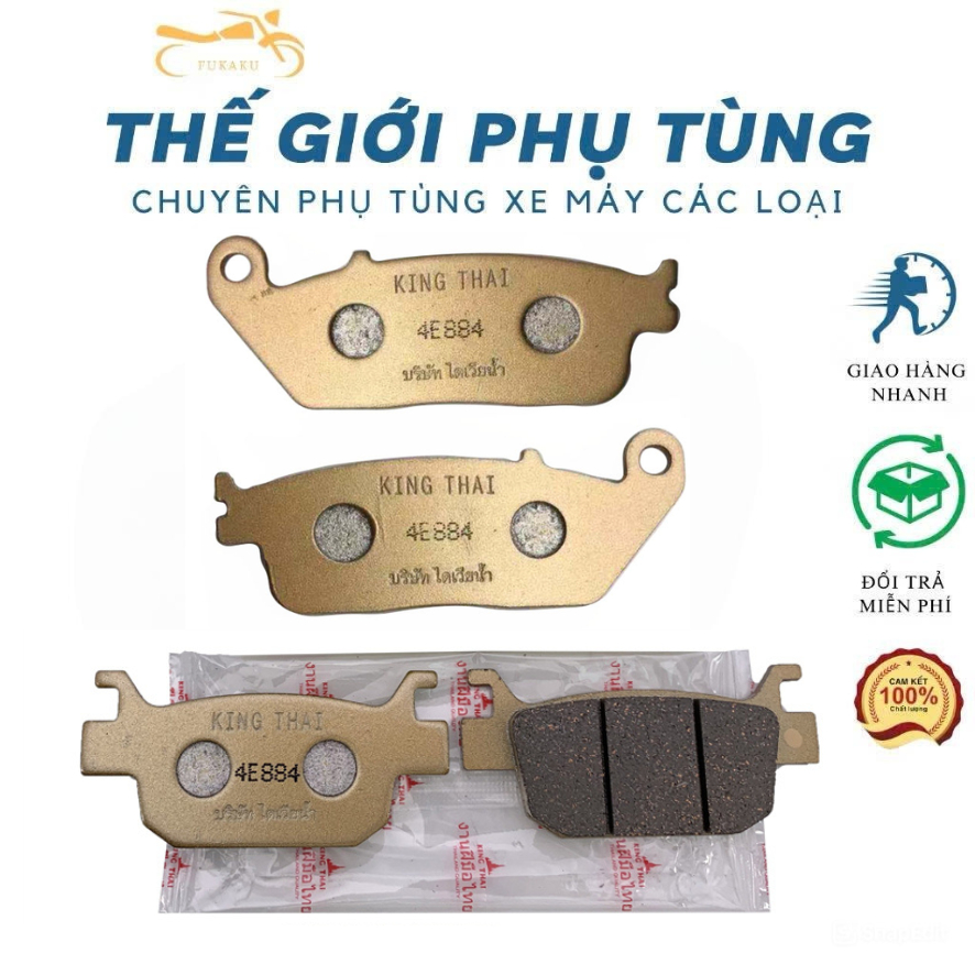 Bố Thắng Đĩa Trước Và Sau SH ABS 2017-2025 King Thai