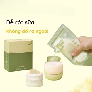 Túi lưu trữ sữa WAI 100ml, 150ml, 200ml - hộp 30 túi, thiết kế vòi rót an toàn và tiện dụng