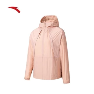 ANTA Nữ Outdoor Camping Áo khoác thể thao vải dệt Woven Track Top 1625B6603