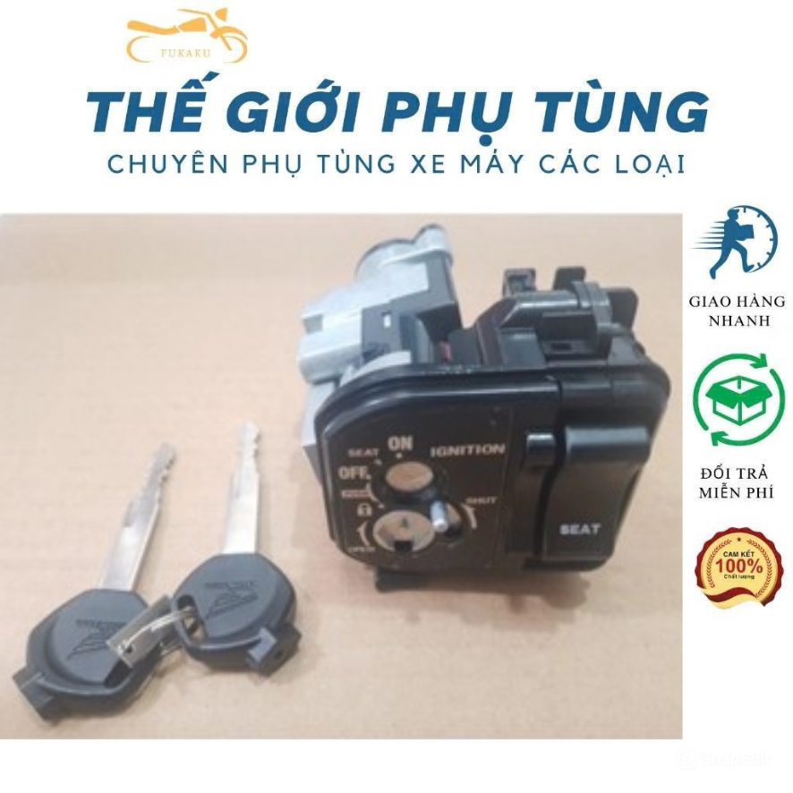 Bộ Ổ Khoá Xe Vision 2014-2019 Hàng Cao Cấp