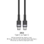 Cáp Sạc ORSEN Eloop S53 Type C To Type C 1m Sạc Nhanh PD 60W Bọc Dù