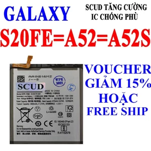 Pin Scud cho Samsung Galaxy S20 FE/A52/A52S mã EB-BG781ABY dung lượng 4500mAh