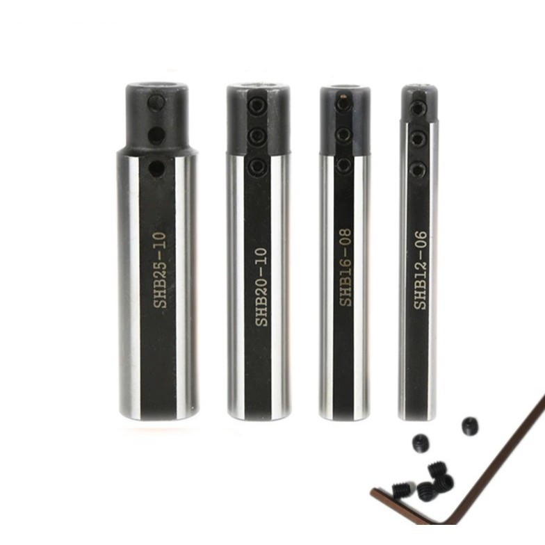 Cán dao móc lỗ mini SHB lắp các loại dao móc lỗ trơn, dao móc lỗ ren, lỗ bậc