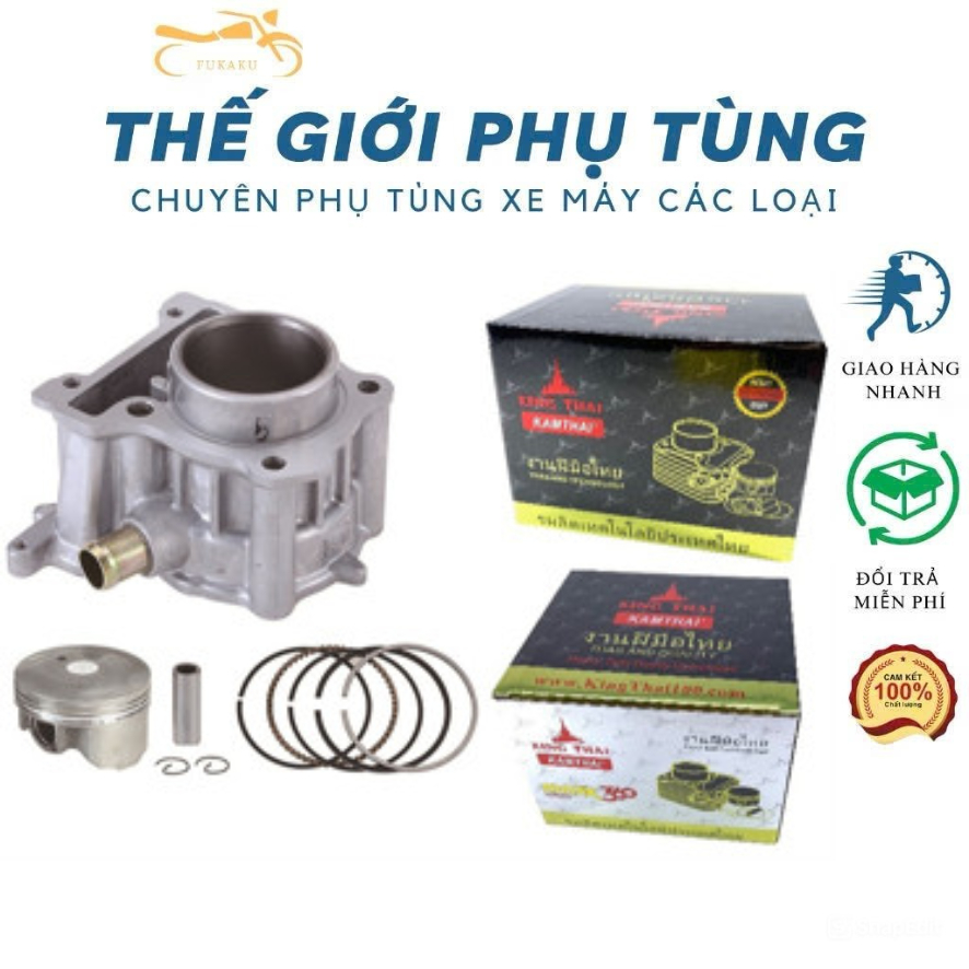 Bộ Nòng Xi-Lanh Xe Nouvo LX, Nouvo 5 King Thai Hàng Cao Cấp