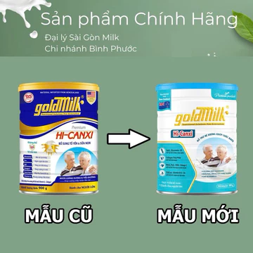 Sữa GoldMilk Hi canxi 900g cho cha mẹ ông bà@Goldmilk HiCanxi cho người lớn tuổi sữa ngừa tiểu đường sữa ngừaloangxuong