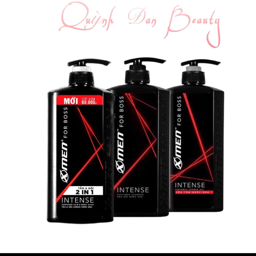 Dầu gội nước hoa XMen For Boss 650g Intense/Luxury/Legend/Motion