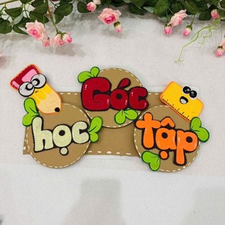 Biển tên góc trang trí lớp học