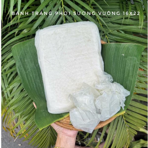 Bánh tráng phơi sương vuông Tây Ninh - Xấp 500g - Bánh tráng Mạnh Hùng