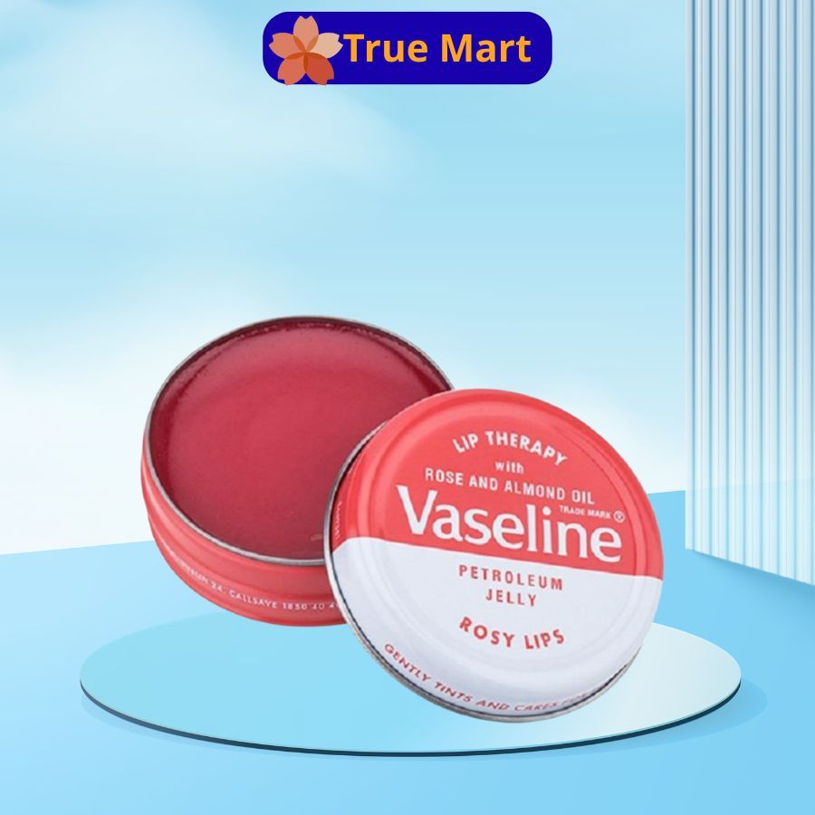 Son Dưỡng Vaseline Dưỡng Hồng Mềm Môi Lip Therapy Rosy Lips Hộp 20g, giảm thâm môi, cấp ẩm