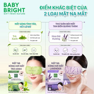 MẶT NẠ DƯỠNG MẮT BABY BRIGHT GIẢM QUẦNG THÂM THƯ GIÃN MẮT MASK
