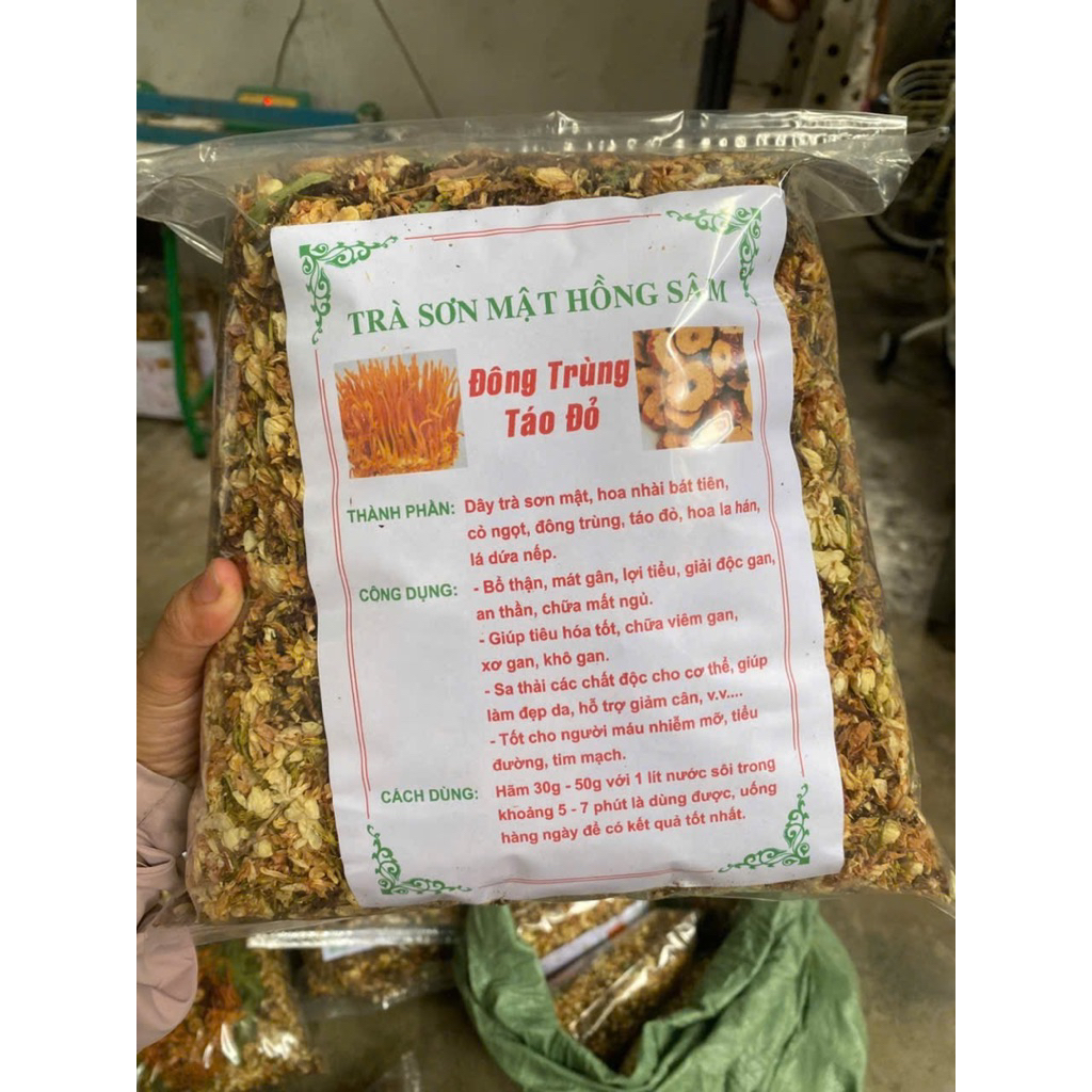 Trà Sơn Mật Hồng Sâm SaPa Kết Hợp Nhiều Loại Thảo Dược Giúp Thanh Nhiệt, Giải Độc