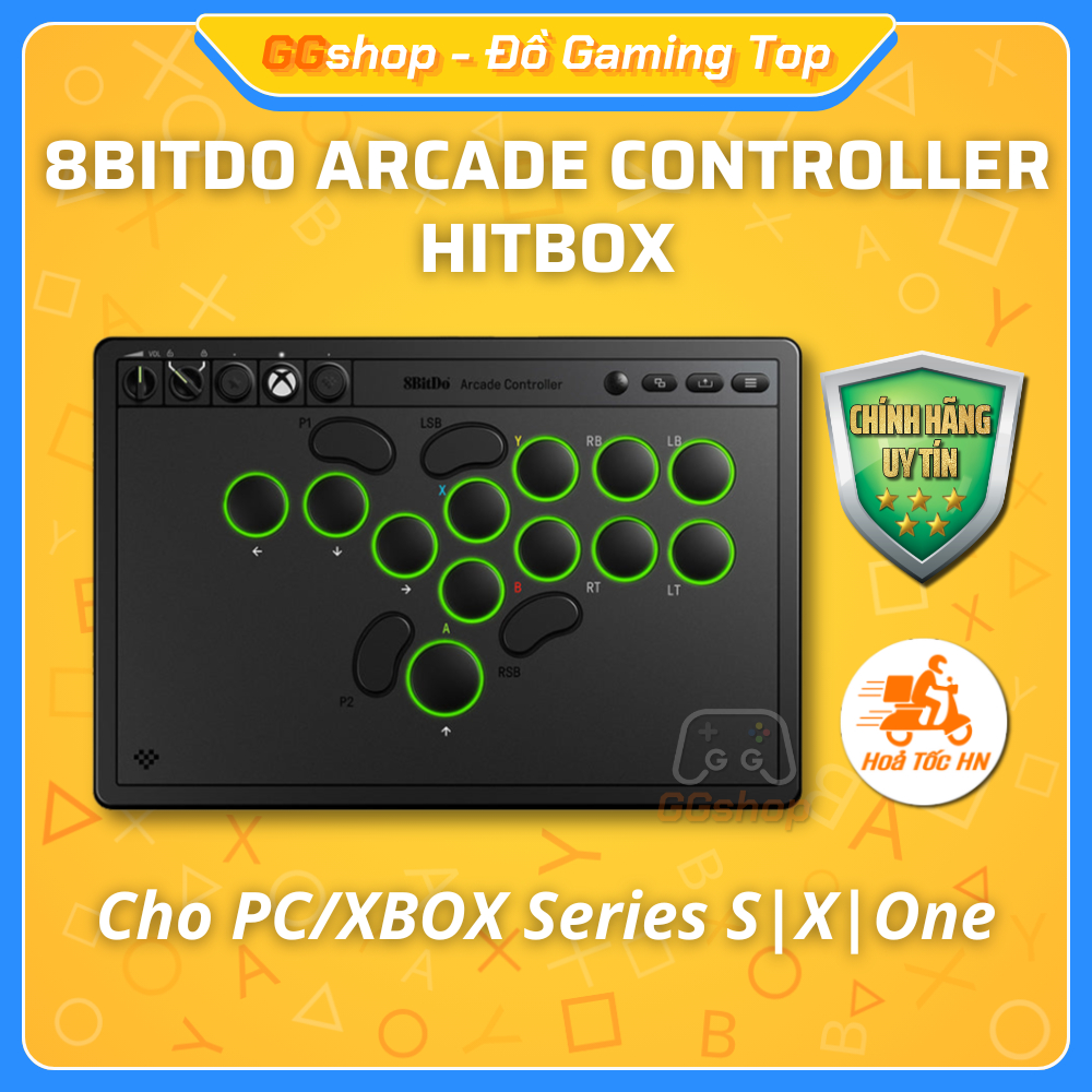 Bàn Chơi Game 8BitDo Arcade Controller Hitbox Cho PC/XBOX | Shopee Việt Nam