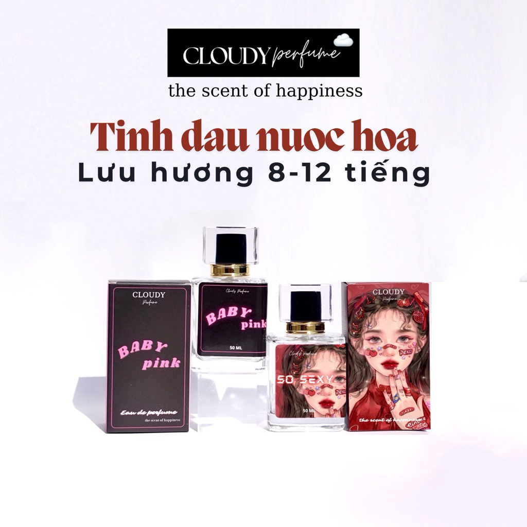 [50ML Mua 2 chai kèm quà] TINH DẦU NƯỚC HOA LƯU HƯƠNG 8-12 tiếng