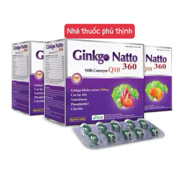 ✅(chính hãng) Ginkgo natto with coenzym q10, hộp 100 viên (hàng loại 1, date mới)