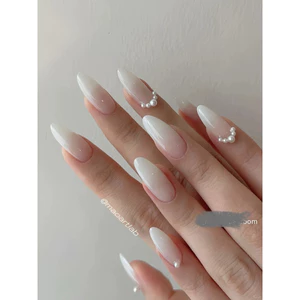 NAIL BOX CÔ DÂU THẠCH GẠO MIX CHÂU ĐƠN GIẢN