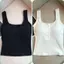 Áo croptop, Áo ba lỗ nữ có mút ngực phông trơn dáng ôm co dãn phong cách mùa hè năng động cá tính ACN004