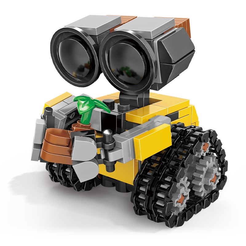 Mảnh ghép robot mini cỡ nhỏ/Mini robot made by ABS puzzle pieces ...
