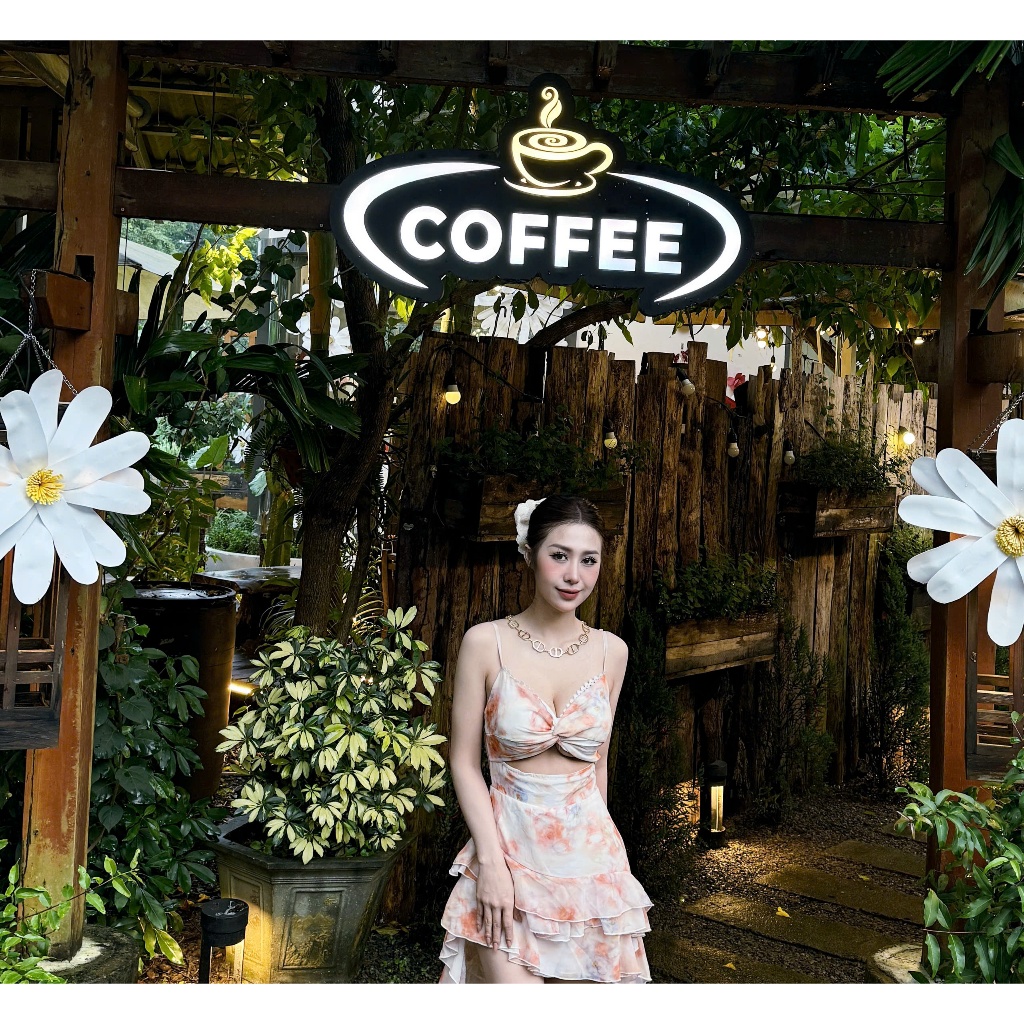 Đầm Hoa Hai Dây Voan Khoét Eo Nữ Tính Vintage – Đầm Nữ Dạo Phố, Đi Biển, Du Lịch, Hẹn Hò Cao Cấp