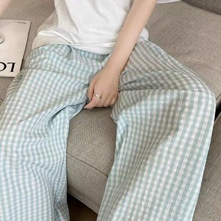 Quần kẻ caro quần ngủ siêu mát nam nữ form rộng đẹp xinh